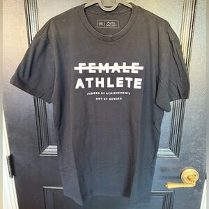 Female Athletes Playa Society T-shirt Unisex Medium Black